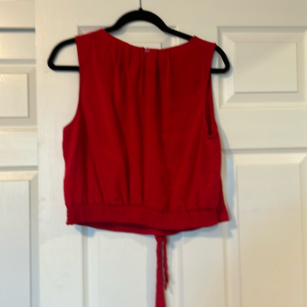 Loft red shirt